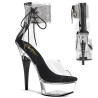 Pleaser CAPTIVA-624RS Black Ankle Cuff High Heels Shoes