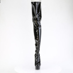 Pleaser DELIGHT-4063 Black Patent Sale Women