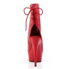 Pleaser DELIGHT-1018 Red Vegan Leather Sale Women