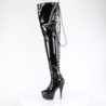 Pleaser DELIGHT-4063 Black Patent Sale Women