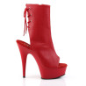 Pleaser DELIGHT-1018 Red Vegan Leather Sale Women