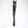 Pleaser DELIGHT-4063 Black Patent Sale Women