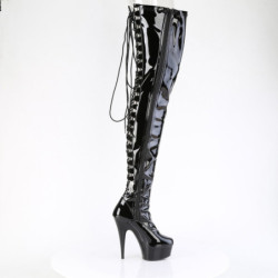Pleaser DELIGHT-4063 Black Patent Sale Women