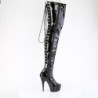 Pleaser DELIGHT-4063 Black Patent Sale Women