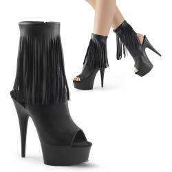 Pleaser DELIGHT-1019 Black Vegan Leather Sale Women