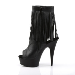 Pleaser DELIGHT-1019 Black Vegan Leather Sale Women
