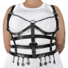 Demonia DA-118-LXL Black Vegan Leather Accessories Women