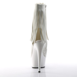 Pleaser DELIGHT-1019 White Vegan Leather Sale Women