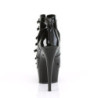 Pleaser DELIGHT-600-11 Black Patent Sale Women