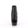 Pleaser DELIGHT-600-11 Black Vegan Leather Sale Women