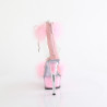Pleaser DELIGHT-624F Rose Feathers Platform Heeled Shoes