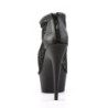 Pleaser DELIGHT-600-12 Black Vegan Leather Fishnet Sale