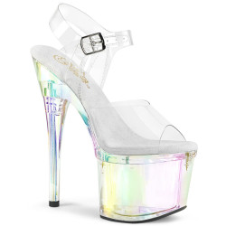 Pleaser ESTEEM-708RBP Transparent Hologram Sale Women