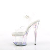 Pleaser ESTEEM-708RBP Transparent Hologram Sale Women