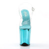 Pleaser FLAMINGO-808 Turquoise Platform Pole Dance Shoes