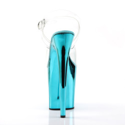 Pleaser FLAMINGO-808 Turquoise Platform Pole Dance Shoes