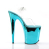 Pleaser FLAMINGO-808 Turquoise Platform Pole Dance Shoes