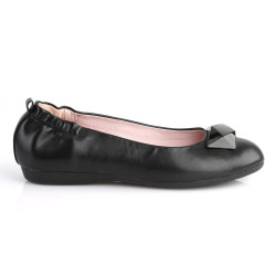 Pin Up Couture OLIVE-08 Black Vegan Leather Sale Women