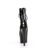 Pleaser ADORE-1016 Black Patent High Heeled Ankle Boots
