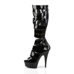 Pleaser DELIGHT-600-49 Platform Gladiator Boots