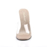 Fabulicious GALA-01 Transparent Nude High Heeled Mules