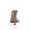 Fabulicious GALA-01 Transparent Nude High Heeled Mules