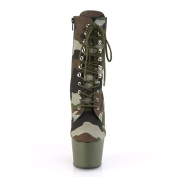 Pleaser ADORE-1020CAMO Green Camouflage Fabric Sale