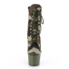 Pleaser ADORE-1020CAMO Green Camouflage Fabric Sale