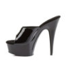 Pleaser ADORE-1020MG Blue Glitter Black Sale Women