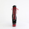 Pleaser ADORE-1021BR-H Black Patent Black-Red Sale Women