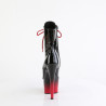 Pleaser ADORE-1021BR-H Black Patent Black-Red Sale Women