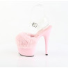 Pleaser ADORE-708FUR Rose Faux Fur Platform High Heels
