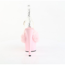 Pleaser ADORE-708FUR Rose Faux Fur Platform High Heels