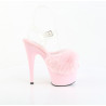 Pleaser ADORE-708FUR Rose Faux Fur Platform High Heels