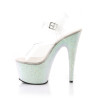 Pleaser ADORE-708LG Opal Glitter Platform High Heels