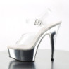 Demonia ASHES-08 Black Vegan Platform Women Mules