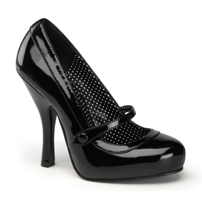 Pin Up Couture CUTIEPIE-02 Patent Rockabilly Pumps Women Pin Up Couture CUTIEPIE-02 Patent Rockabilly Pumps Women