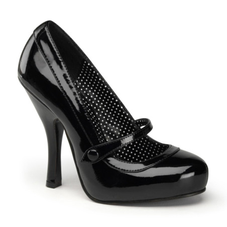 Pin Up Couture CUTIEPIE-02 Patent Rockabilly Pumps Women