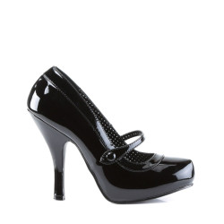 Pin Up Couture CUTIEPIE-02 Patent Rockabilly Pumps Women