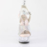 Pleaser DELIGHT-608N-RS Strass High Heeled Women Sandals