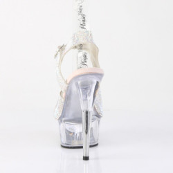 Pleaser DELIGHT-608N-RS Strass High Heeled Women Sandals