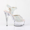 Pleaser DELIGHT-608N-RS Strass High Heeled Women Sandals