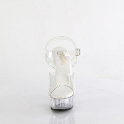 Pleaser DELIGHT-608VL Transparent High Heels Shoes Women