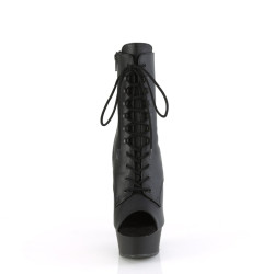 Pleaser DELIGHT-1021 Black Vegan Leather Sale Women