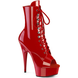 Pleaser DELIGHT-1021 Red Patent Sale Women