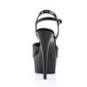 Pleaser DELIGHT-609 Black Patent Platform High Heels