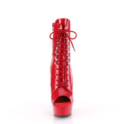Pleaser DELIGHT-1021 Red Patent Sale Women