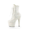 Pleaser ADORE-1020GDLG White Glitter Sale Women