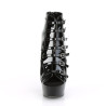 Pleaser DELIGHT-600-11 Black Patent Sale Women