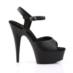 Pleaser DELIGHT-600-9 Hologram Vegan Black Patent Sale